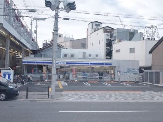 コンビニ　ローソン北田辺四丁目店（コンビニ）まで144m