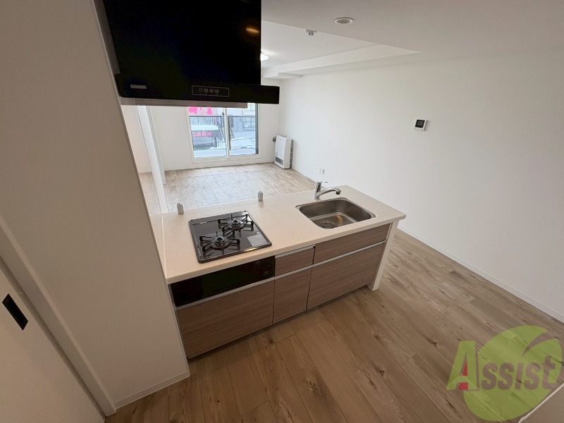 キッチン　システムキッチンなので、すぐお料理に使えます！