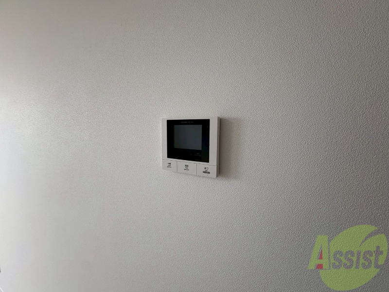 セキュリティ　ＴＶモニター付インターホンです。来客者の顔が見えるので安心！