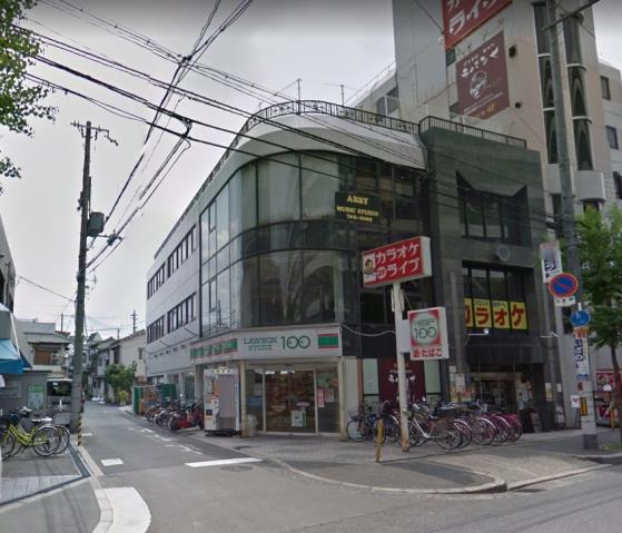 コンビニ　ローソンストア１００（コンビニ）まで278m