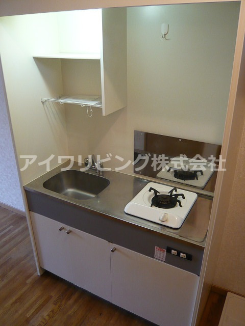 キッチン　ガスコンロ１口付き【グリーンヒルズK】