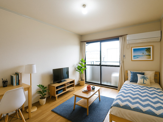 居室・リビング　CGで家具等を配置したもので家具等は含まれません