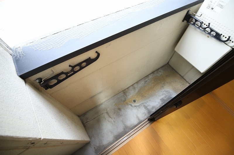 バルコニー　天気のいい日は洗濯物をこちらで干せます