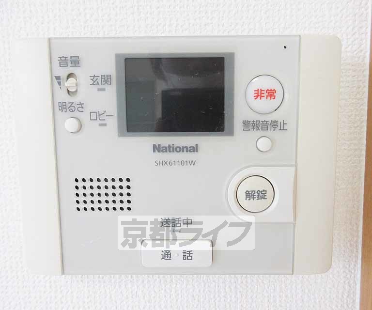 セキュリティ　モニター付きインターホン・