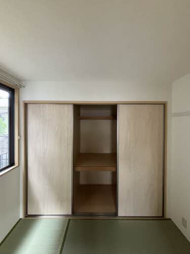 収納　たっぷりとした収納スペースです