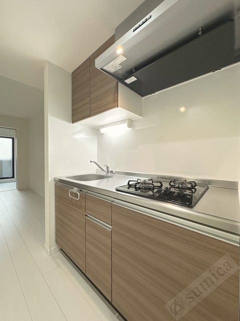 キッチン　２口システムキッチンでお料理楽しく♪♪