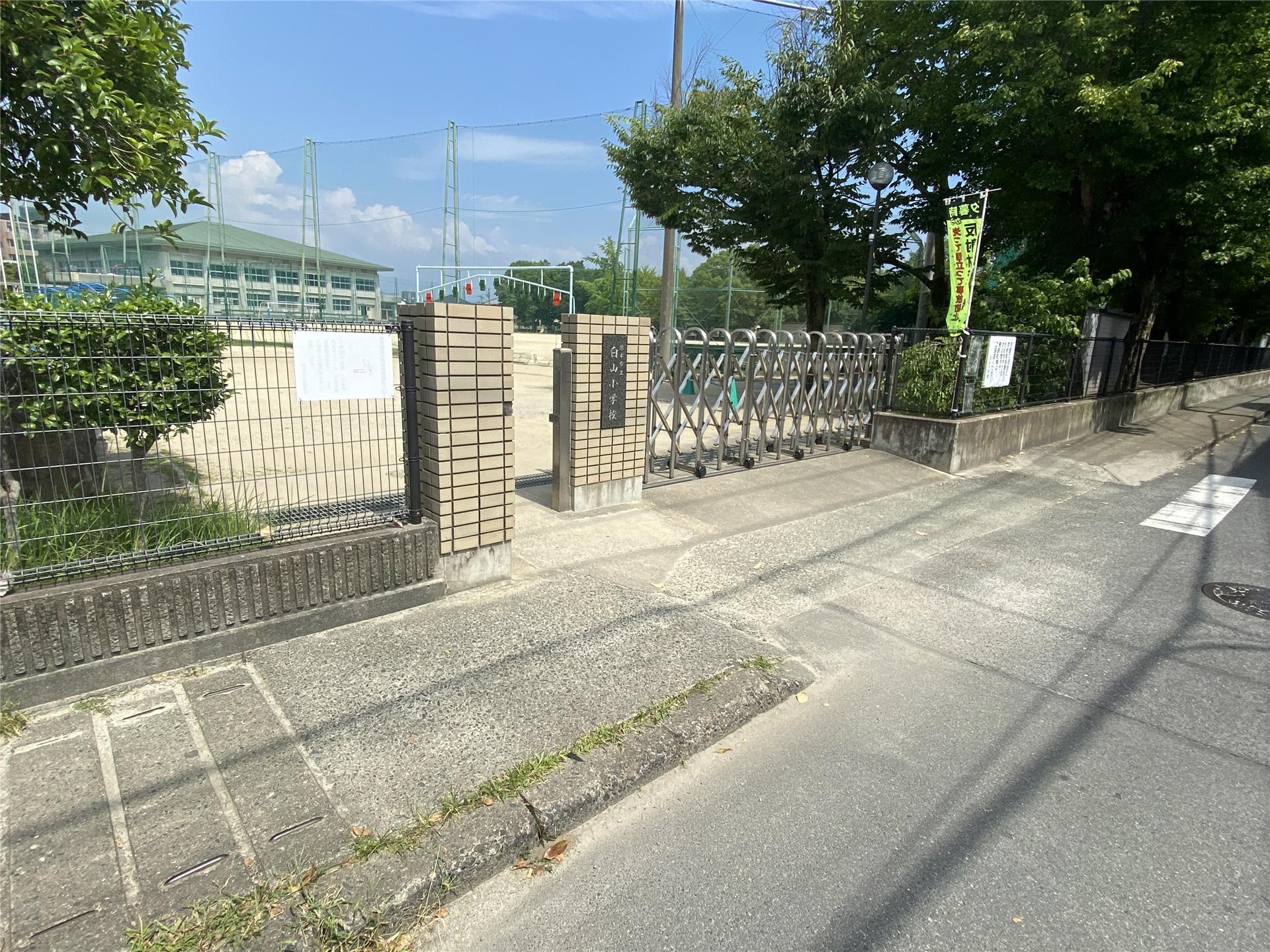 小学校　熊本市立白山小学校（小学校）まで705m