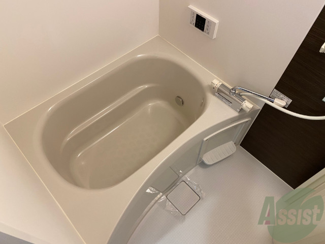 バス・シャワールーム　お風呂はこちらです。ゆったりできそうですね。