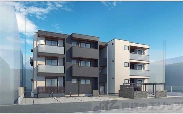 建物外観　外観パース