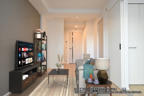 居室・リビング　※デジタル加工のモデルルームイメージ写真です。現況優先となり