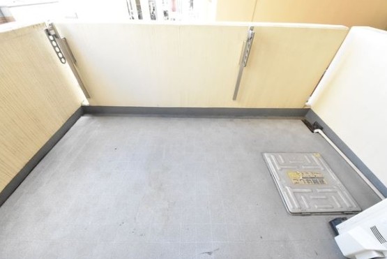 バルコニー　広々としたバルコニーです