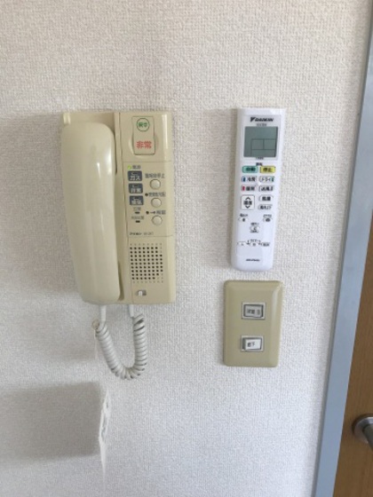 セキュリティ　※別号室の写真です