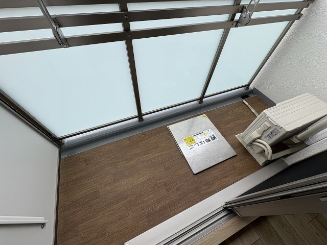 バルコニー　広々としたバルコニーです