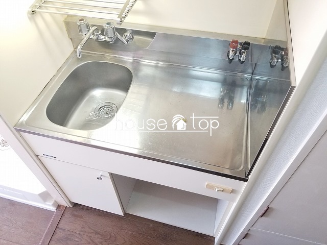 キッチン　ガスコンロ設置可能なキッチンです