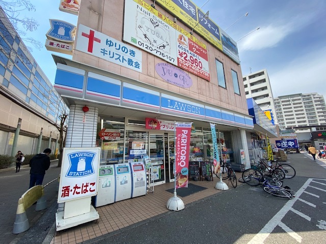 コンビニ　ローソン八千代中央駅前店（コンビニ）まで400m