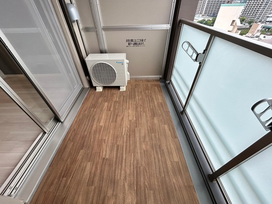 バルコニー　※別部屋の写真です