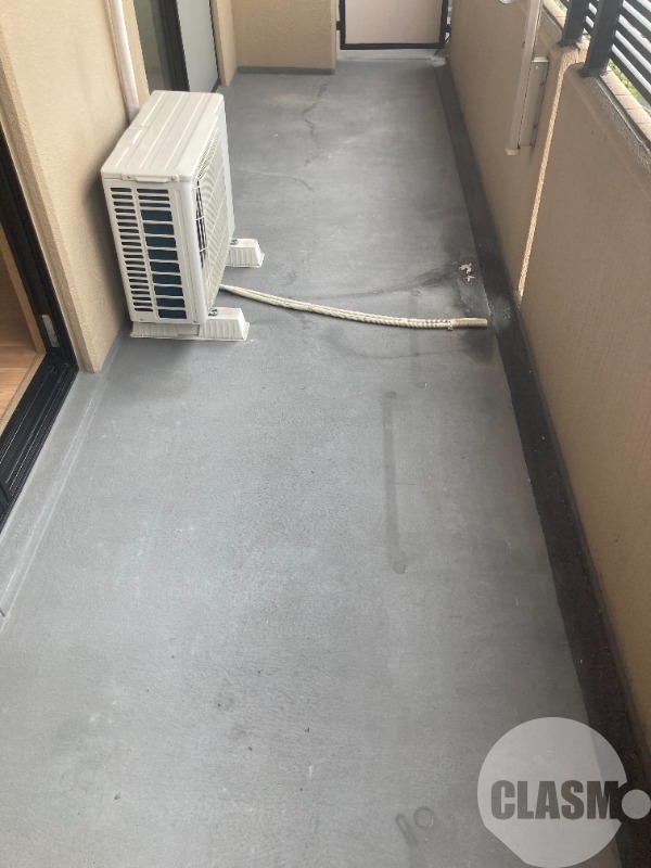 バルコニー　南向きなのでお洗濯物が乾きやすい！