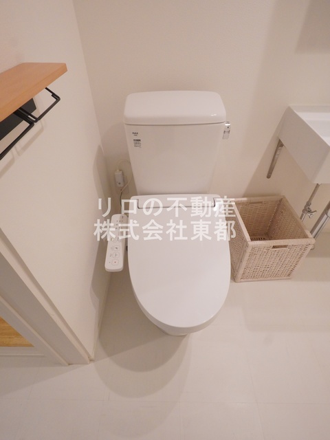 トイレ　洗浄便座付です！