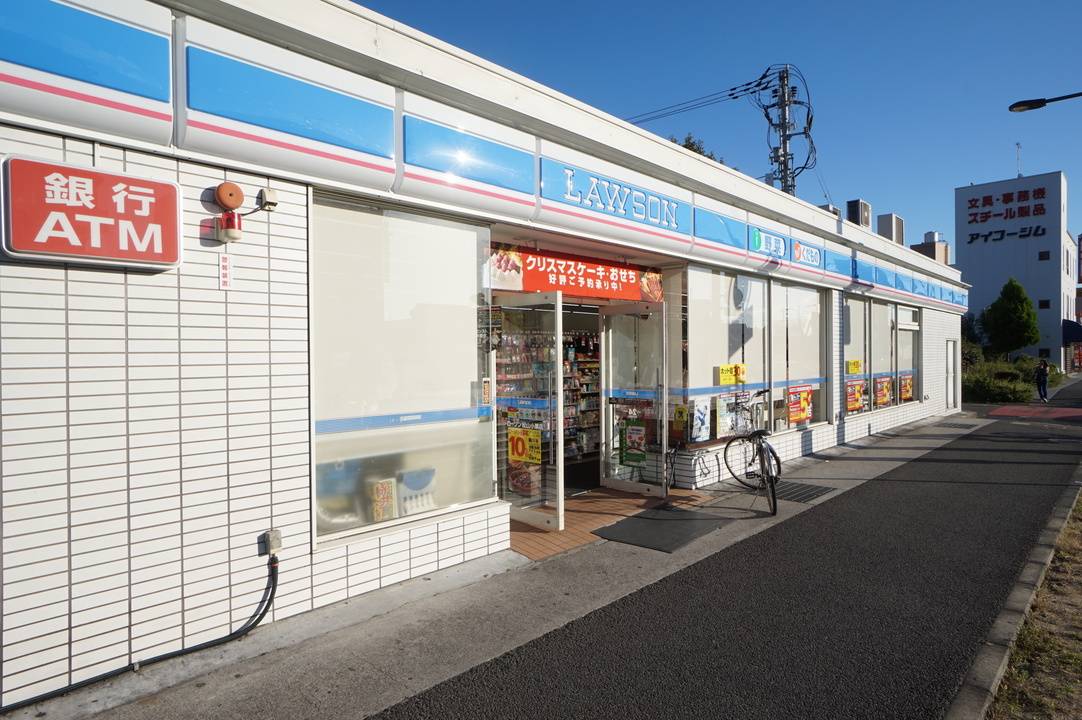 コンビニ　ローソン松山小栗店（コンビニ）まで409m