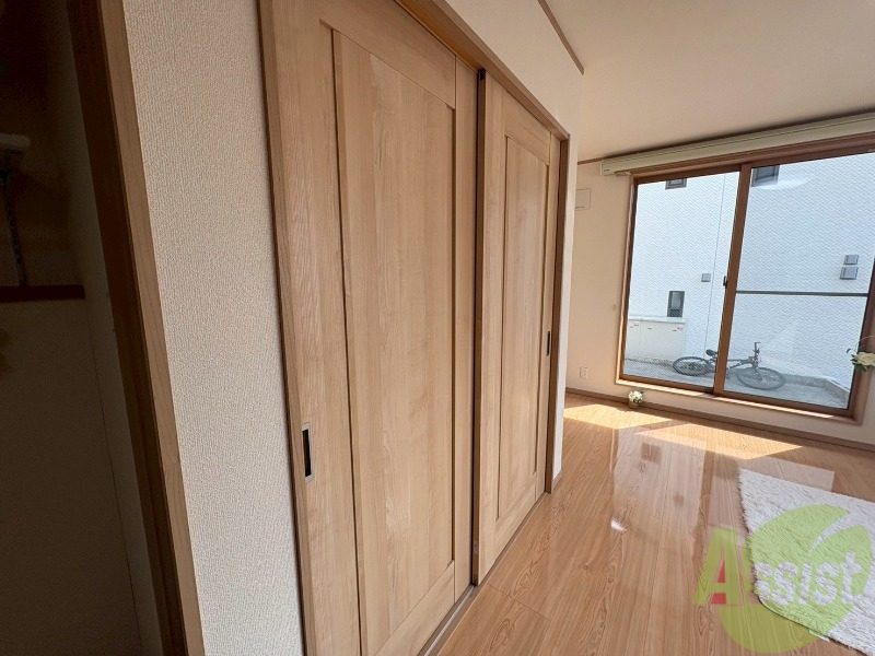 収納　お部屋の中に収納があるのは嬉しいですね。