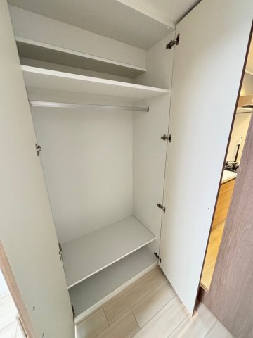 収納　たっぷりとした収納スペースです