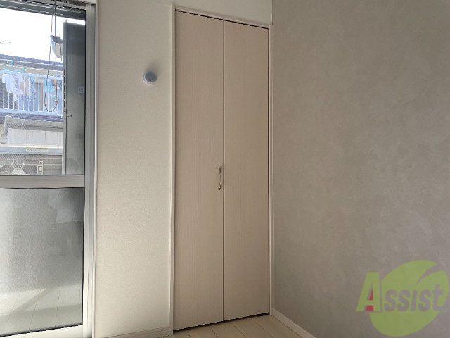 収納　クローゼットがありました。お洋服や荷物はここへ