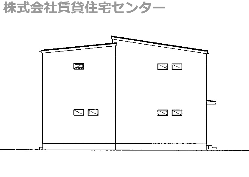 建物外観　立面図