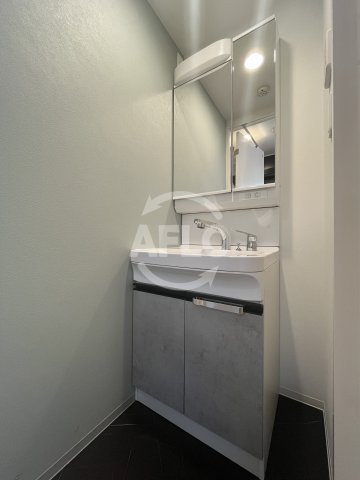 洗面設備　プレサンスOSAKA姫里エンファシス　洗面台