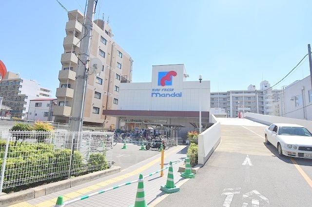 スーパー　万代　下新庄店（スーパー）まで424m
