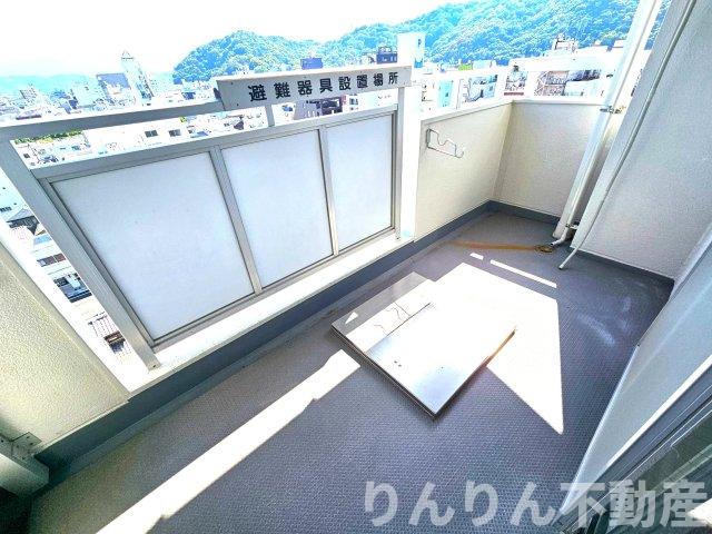 バルコニー　広々としたバルコニーです