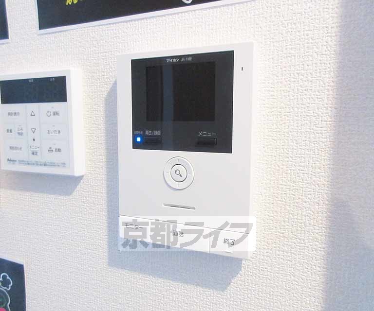 セキュリティ　モニター付きで安心・