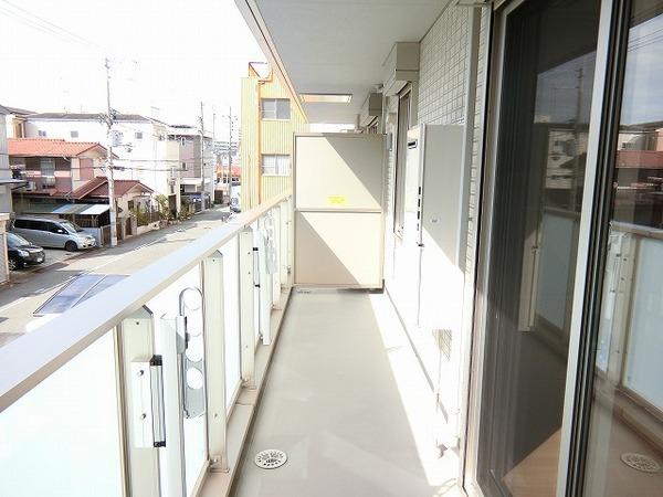 バルコニー　日当たり良好！