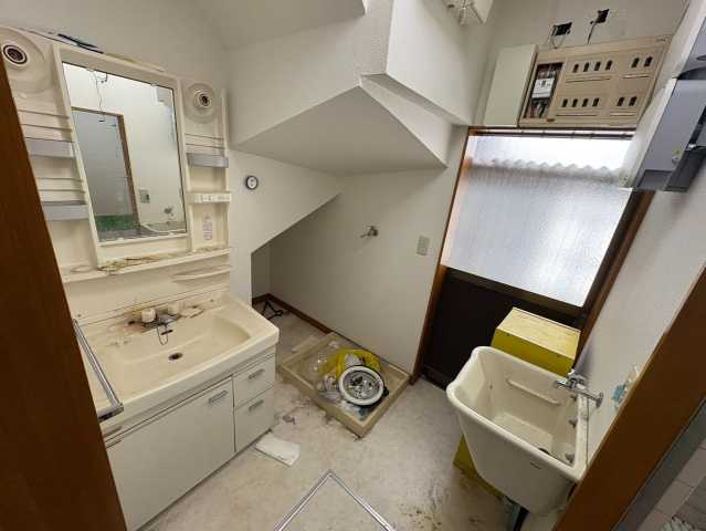 洗面設備　退去前画像
