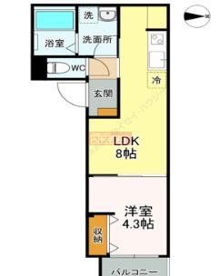 建物外観　間取図