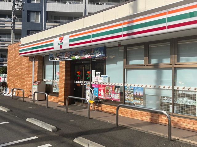 コンビニ　セブンイレブン川崎中原市ノ坪店（コンビニ）まで306m