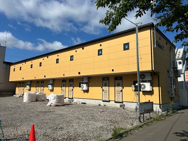 建物外観　8月1日から入居開始！