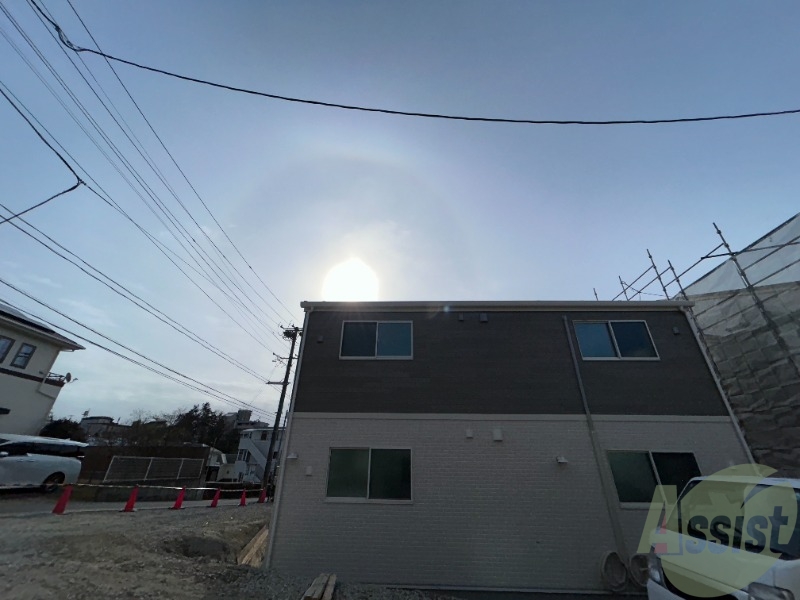眺望　外の景色です。高い建物が無く、日光は良く入りそうです。