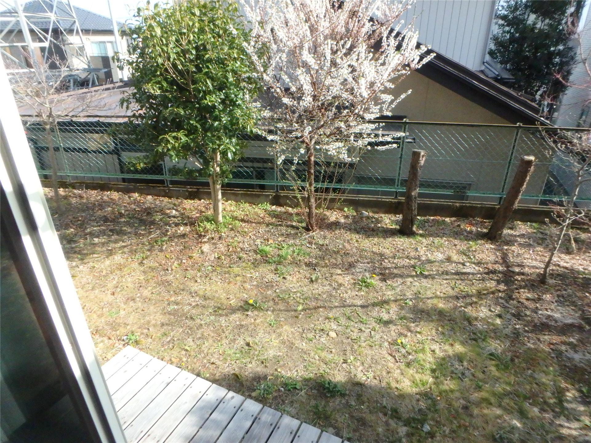 バルコニー　テラス付きのお部屋です