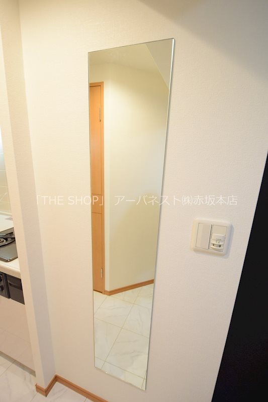 その他設備　玄関に全身鏡ついています