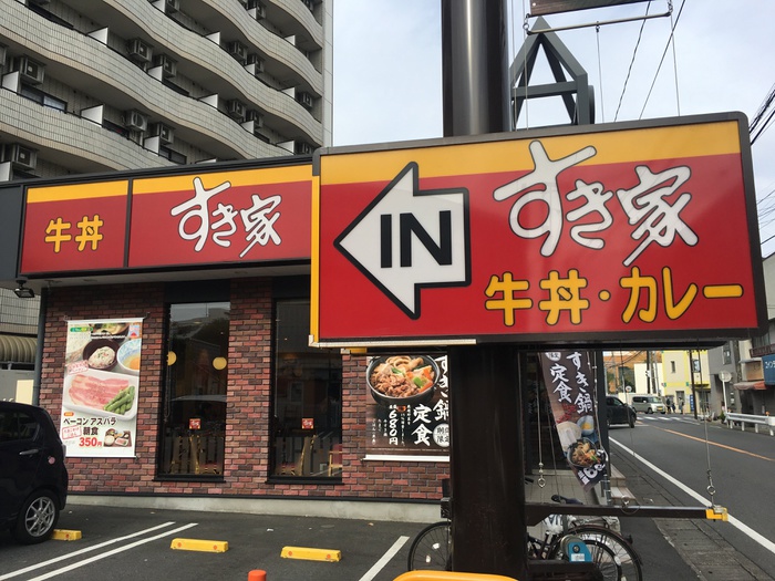 飲食店　すき家高津末長店（飲食店）まで30m