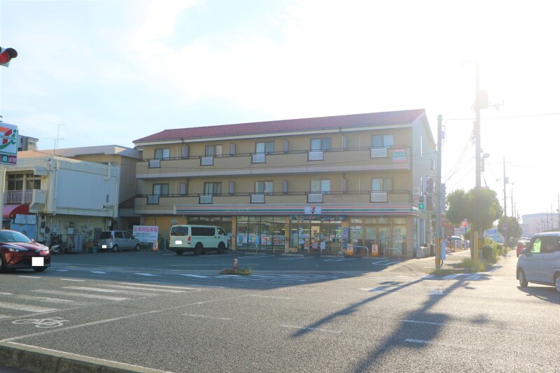 コンビニ　セブンイレブン　倉敷中庄駅前店（コンビニ）まで447m