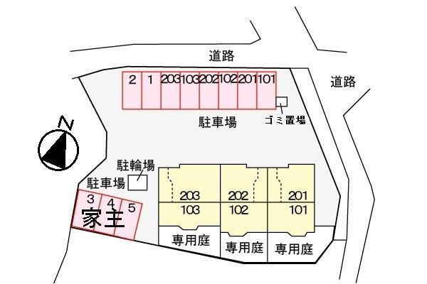 その他共有部分　敷地内に入居者様専用のごみ置き場あり♪