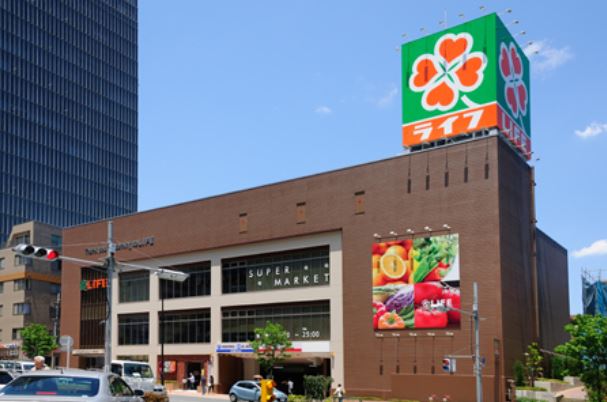 スーパー　ライフ　中野坂上店（スーパー）まで393m