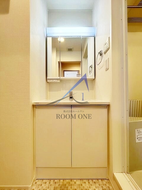洗面設備　洗面台です。