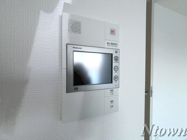 セキュリティ　モニター付きです