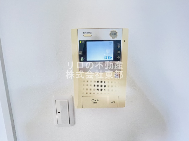 セキュリティ　ＴＶモニター付インターホンがあるので訪問者が一目でわかります
