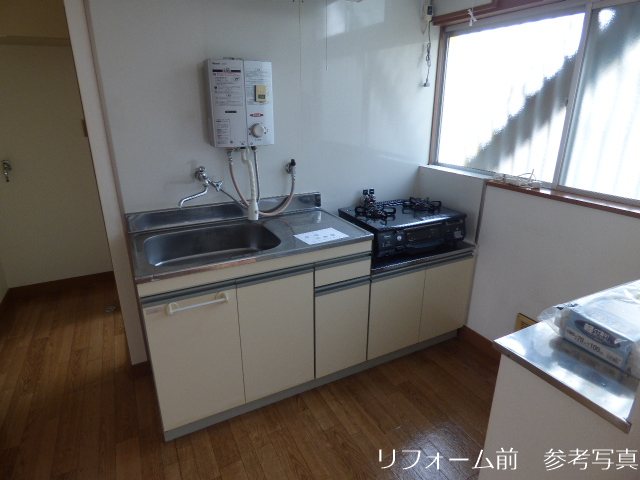 イエローコーポのキッチン写真