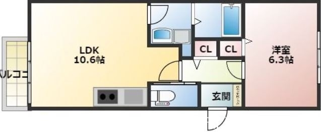 SunMark高宮南の間取り写真
