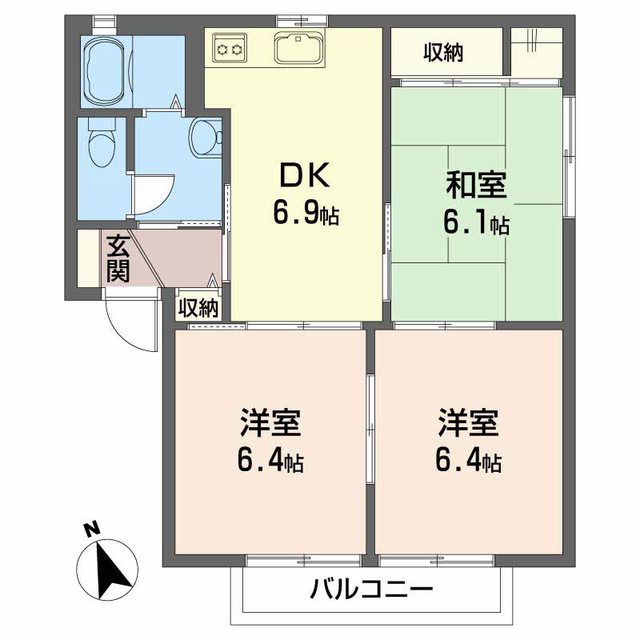 シャーメゾン神田の間取り写真