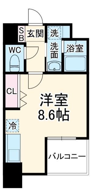 CITY SPIRE 名古屋大須の間取り写真